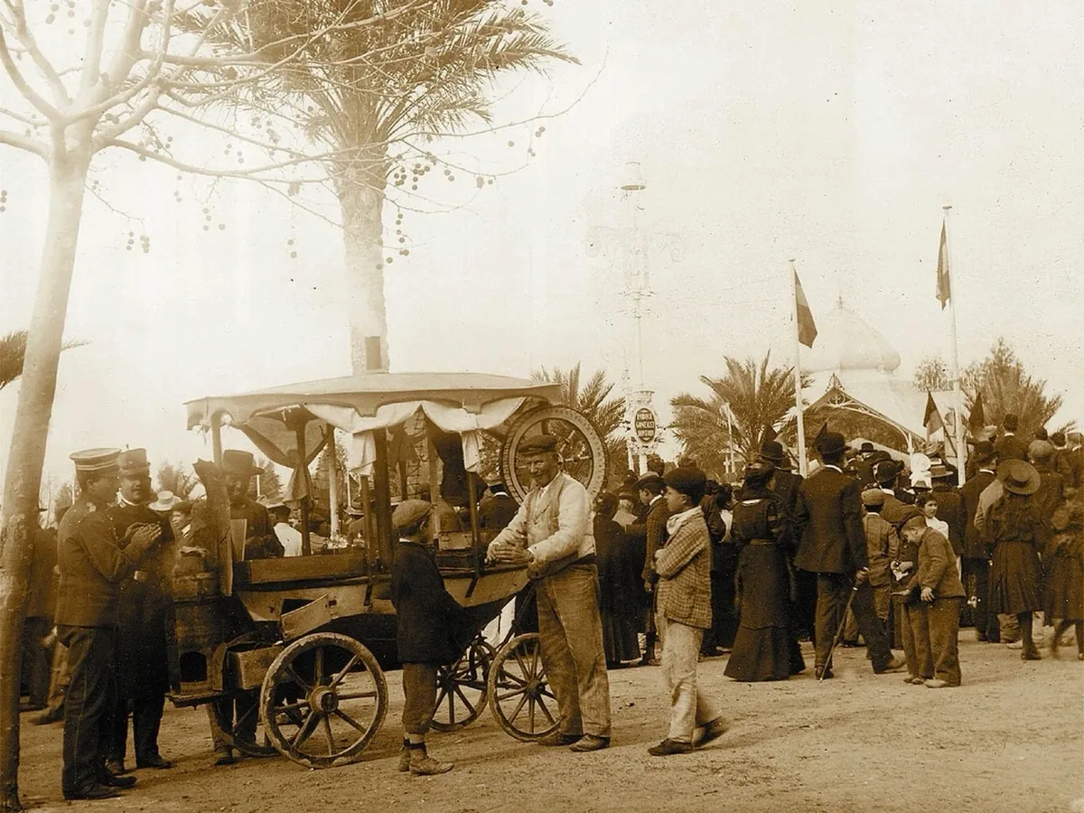 Fotografía histórica de la Feria de Jerez